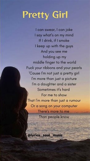 🎵 Pretty Girl Song Lyrics 🌸💫