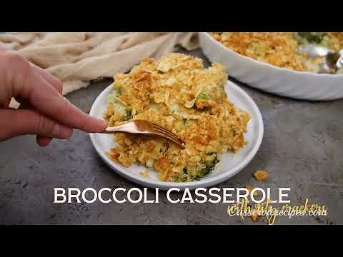Broccoli Casserole with Ritz Crackers