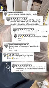 134K views · 899 reactions | Here’s an example of a 10-month fade out from one of my grey transitions. She lives out of state, so her stylist at home had been maintaining it with regular tonerstrims & doing an amazing job | Emchen Hair | Facebook