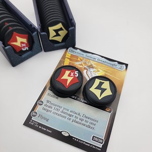 MTG Energy Counters, Tokens With Case - Etsy