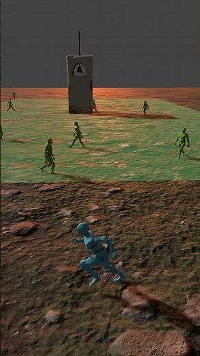 Wandering mobs w/NavigationRegion3D & Agent! #godot #gamedev #enemyspawn