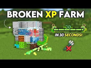 NEW BEST XP FARM in 1.21 Minecraft Bedrock !