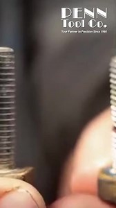 This tool easily cleans dirty threads with the built in wire...