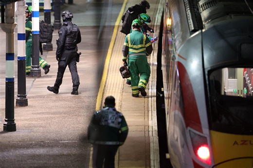 UK police say 10 people in hospital after train stabbing attack, 9 with life-threatening injuries