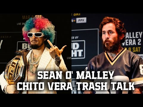 BEST TRASH TALK MOMENTS: SEAN OMALLEY VS CHITO VERA