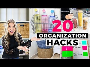 20 Organization Hacks That ACTUALLY Work!