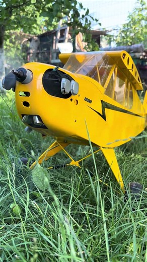 Saito 62B Engine Sound | 1/5 Scale Scratch-Built Piper J-3 Cub