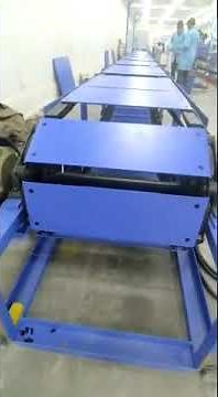 assembly line slat conveyor
