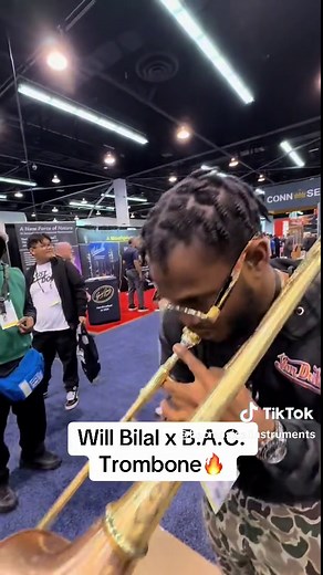 Will Bilal Demos the B.A.C. Voyager Trombone at NAMM