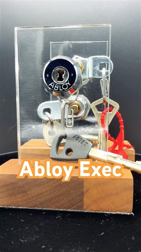 Abloy DD Cam Lock acrylic display stand collection #locksportenthusiast