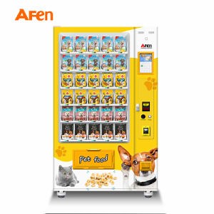 [Hot Item] Af 24 Hours Self-Service Pet Food Vending Machine Large Capacity Vending Machines with Refrigeration in Public