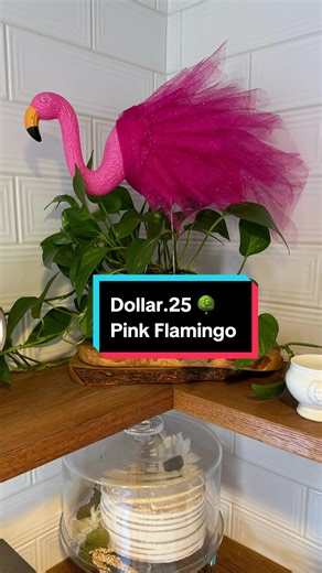 Sometimes you just need a craft project that’s a little ridiculous and a whole lotta fabulous! This Pink Flamingo craft from the Dollar Tree is perfect #craft #diy #dollartree #dollartreediy #dollartreecrafts #flamingo #pink #craftgrooms