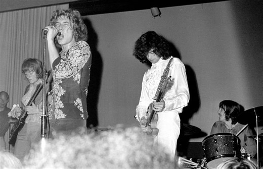 When Led Zeppelin Made Its 1st Recording as an Explosive Backing Band