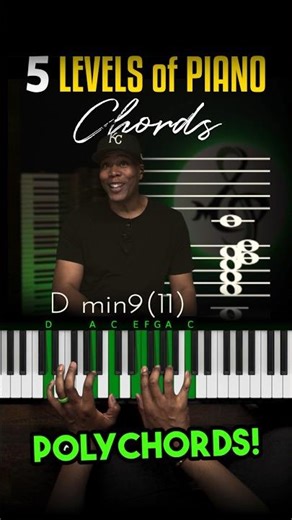 5 Levels of Piano | R&B Chords