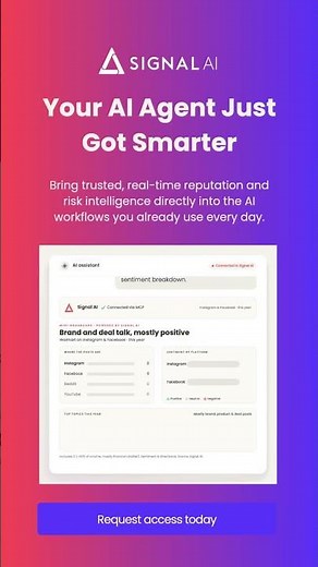 Your AI agent just got smarter. Meet Signal AI MCP.