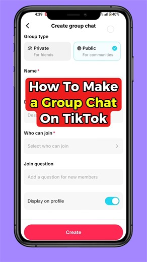 How to Make a Group Chat on TikTok (2026) | Create TikTok Group Chat