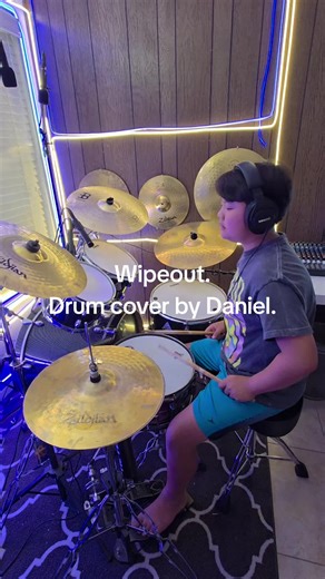 Wipeout Drum Cover by 11-Year-Old Daniel
