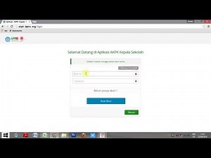 Cara mengisi instrumen AKPK Kepala Sekolah online