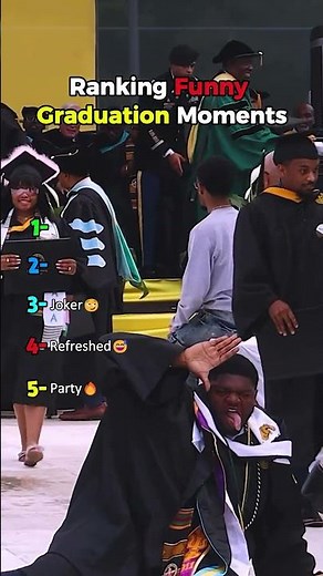 Ranking Funny Graduation Moments #funny #shorts