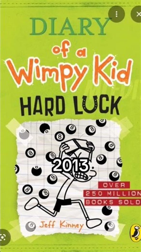 Evolution of diary of a wimpy kid books