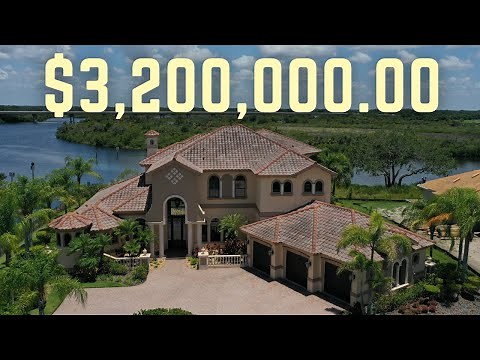 For Sale $3.2 Million Waterfront Luxury Listing in Parrish Florida | Luxury Homes