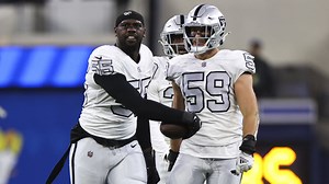 Chandler Jones punches ball out of Akers' hand for Raiders takeaway