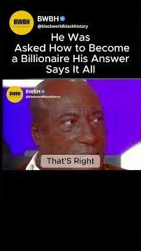 What It’s Like Being a Black Billionaire in America'' #blackhistory #america #shorts
