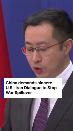 "Move in the Same Direction": China Demands Sincere U.S.-Iran Dialogue to Stop War Spillover | AH1C