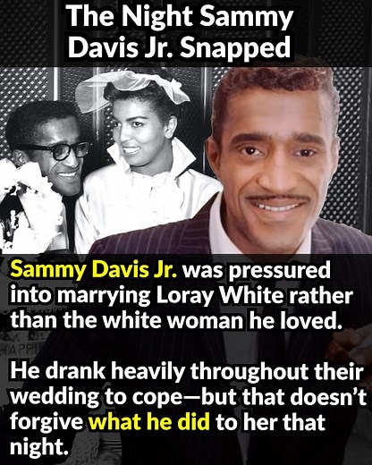 When beloved entertainer Sammy Davis Jr. wed Loray White, it seemed like a fairy tale—but it was really a horror story. Davis was forced into the marriage and never truly cared for White. He was miserable throughout their entire wedding and drank heavily to cope. It must have been devastating for him, being forced to marry a woman he didn't love—but that doesn't forgive what he did to her that night. | Factinate