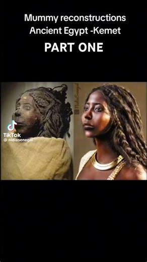 ANCIENT EGYPTIAN KEMETIC RECONSTRUCTION PT 1 #egyptianhistory #africa #blackpeople #history