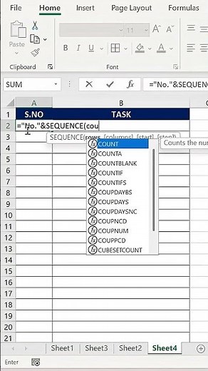 How to Do Auto Numbering in MS Excel – Step-by-Step Guide #shorts #excel #dataentry #saifulexcel