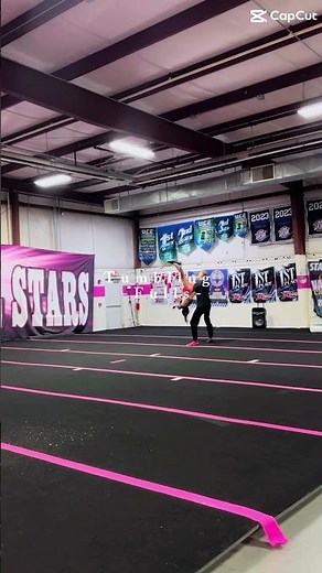 So close to PERFECT fulls… and we’re NOT stopping 😤🤸‍♀️ #tumbling #fulltwist #gymnastics #cheer