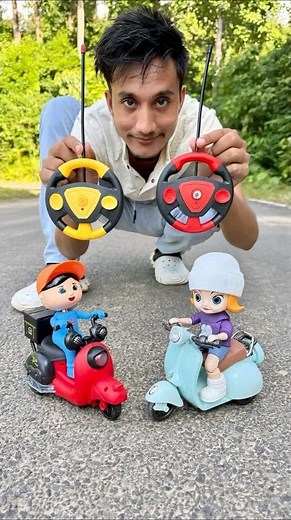 Swiggy RC Scooter and Remote Control Ladies Scooty 2 Ta Deko🥹