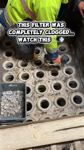 Inside a Clogged Industrial Filter – Satisfying Teardown 🔧💨 | #shorts#youtubeshorts#engineering