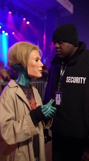 Can This Alien Fool Concert Security? 👽🎫