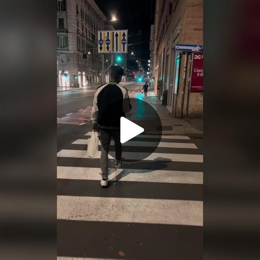 Exploring the Streets of Genova, Italy at Night