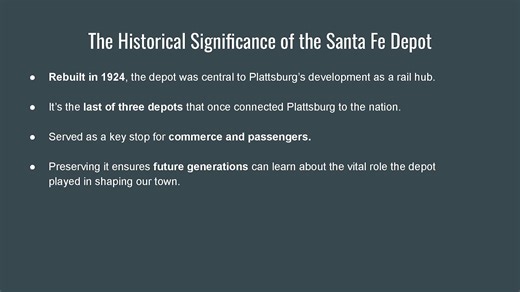 Donuts and coffee!!!! Thanks to generous donors, we will have coffee and donuts (while supplies last) during our Depot Open House 10am-2pm, TODAY! Saturday March 8th. A chance to win a free 4x8 ($250 value) personalized brick for attending and we are adding another chance with a $5 raffle or 5 chances for $20. Do not need to be present to win. Drawing at 2pm. Come check it out before we fix it up! 500 N 7th St, Plattsburg, MO. | Clinton County Historical Society/Plattsburg, Missouri | Facebook