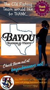@AcmeBrickCo @BayouBanner @BrayInternational @ElliottElectric @SunbeltPestControl @TelgeRoofing @tackleshacktx @unitedboatandrvstorage @CTX.fishingteam | CTX Fishing Team | Facebook