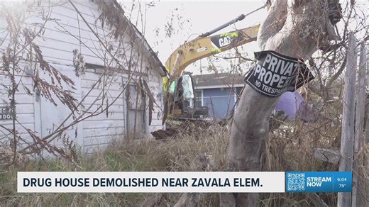 West side problem property demolished across from Zavala Elementary