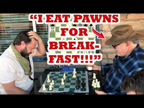 The Hardest Mate In 10 In Coffee Chess History! The Great Carlini vs Red Rampage Ryan