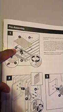 Suncast Everett Storage Shed assembly starting with Step #1 DOOR WINDOWS