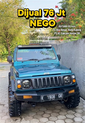Katana GX 4x4 Full Modif - Siap Offroad & Nongkrong (Dijual 76 Jt)