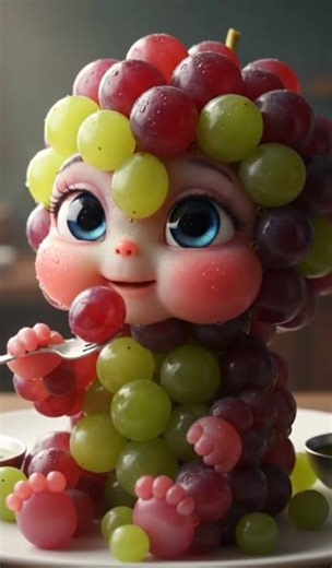 grapes cute CARTOON VIDEO 🥰😍