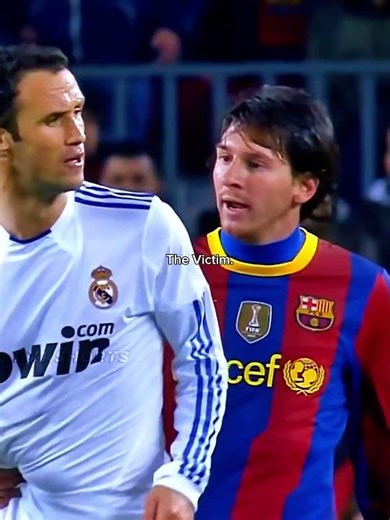 Messi Worst tackles vs Real Madrid 💀🥶