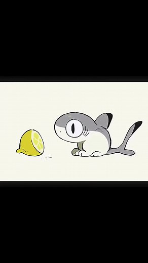 Adorable Shark Kitty Animation for Cat Lovers