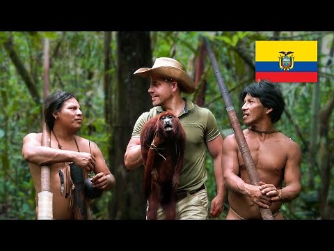 HUNTING MONKEYS with a NATIVE TRIBE in the HEART of the AMAZON | The Waorani 🔊🇬🇧