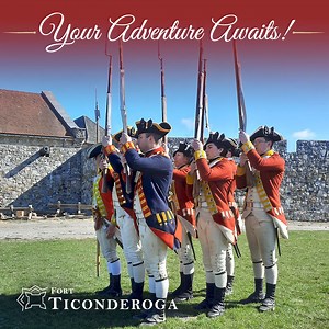 Headed to the Adirondacks for Labor Day Weekend? Plan a trip to Fort Ticonderoga! With 2,000 acres of historic landscape, breathtaking views of Lake Champlain, thrilling weapons demos, hands-on exhibits, a 6-acre corn maze, and more, there's something the whole family will enjoy! Buy one day general admission, visit the next day free! | Fort Ticonderoga