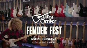 During Fender Fest get up to a $100 promo gift card (valid through 8/17/16) when you buy any new Fender guitar, bass or amp $99 or more! | Guitar Center