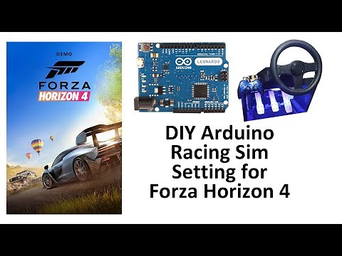 How To Setup Arduino Wheel for Forza Horizon 4 using Forza_Emuwheel (Microsoft store version only)