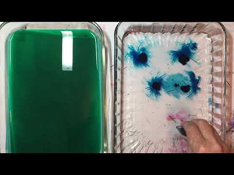 Food Coloring Dyed Papers Tutorial